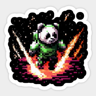 Panda Explosion Sticker